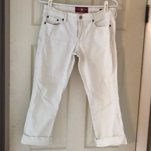 Lucky Brand white cropped pants